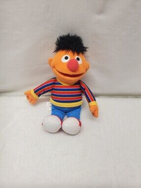 Earnie Sesme Street Elmo Orange Plush Character Sweater - Kids Stuffed Toy